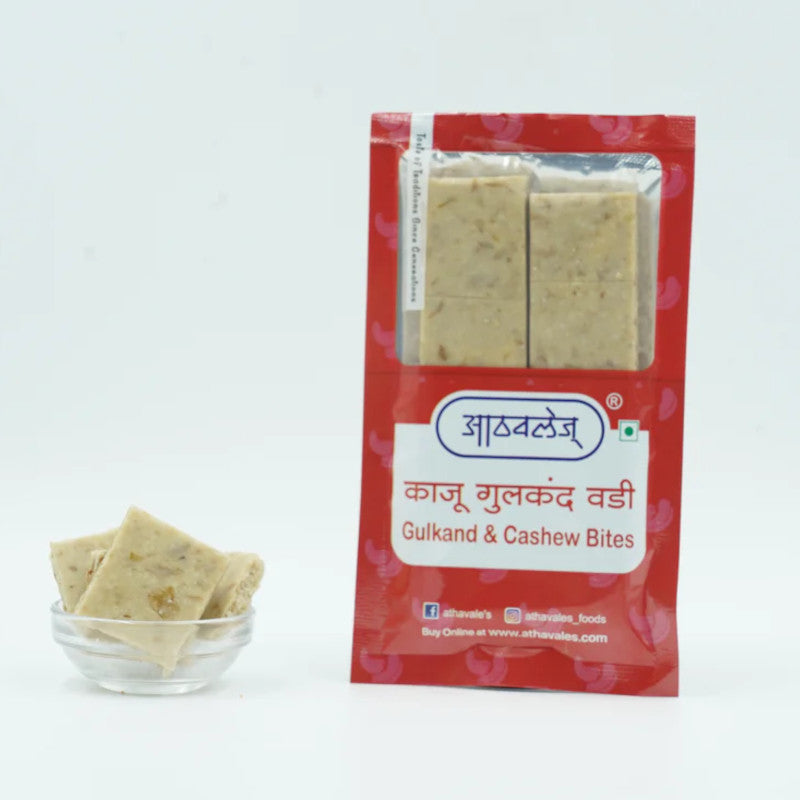 Kaju Gulkand Wadi (80gm)