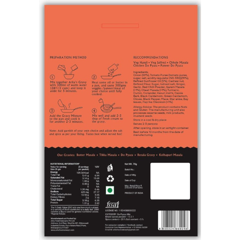 Do Pyaza gravy (70gm)